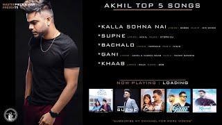 AKHIL Top 5 Songs  @MasterpieceAMan