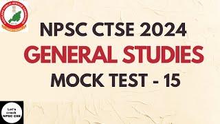 NPSC CTSE 2024  General Studies   Mock Test Lesson-15