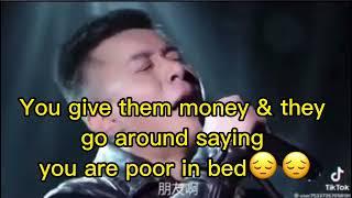Hilarious Translation of a Heart Broken Chinese Man Song Samsung song #trending