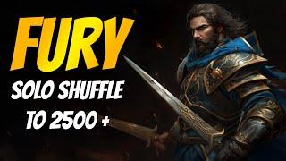 Rank 1 Fury Warrior Solo Shuffle to 2500+ - WoW Dragonflight 10.2.7 Season 4