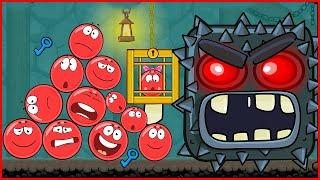 Мультик про Red Ball 4 - Красный Шар в подземелье БОССА  Анимация про шарик   от Спуди 
