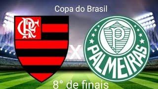 previsão  Flamengo x Palmeiras.          1 ° partida da 8° das finais da Copa do Brasil.