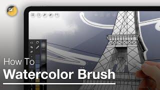 How to Master the Watercolor Brush - Morpholio Trace Beginner Tutorial for iPad Drawing & Design