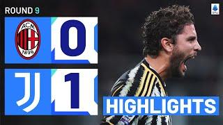 MILAN-JUVENTUS 0-1  HIGHLIGHTS  Locatelli edges 10-man Milan  Serie A 202324