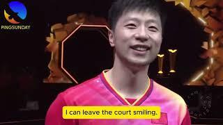 Ma Long lost but he is happy for Lin Shidong