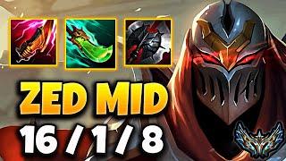 Zed vs Yasuo  MID  Lol Korea Challenger Patch 14.13 