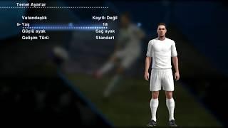 PES 13 OYUNCU OLUSTURMA