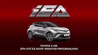 TOYOTA C-HR ZFH-UTE İLE KAYIP ANAHTAR PROGRAMLAMA