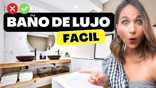 15 TRUCOS PARA REMODELAR TU BAÑO EN MINUTOS  Decoración Lujosa y Elegante