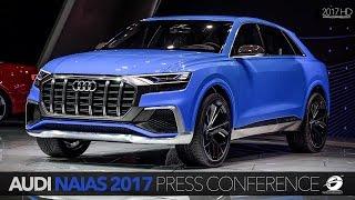 Audi at the Detroit Motor Show NAIAS 2017 - Press Conference