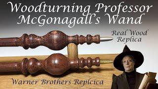 Making McGonagalls Wand - from real fir wood
