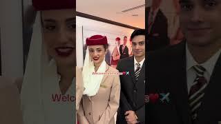 Emirates Airways Airline#dubai #uae #viral #flightattendant #shortvideo #aviation #cabincrew