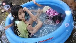 Swimming sa tabing bahay part 2