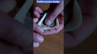 Prefect momos design  MOMO folding technique  Best momos shape #shorts #viralvideo #shortvideo