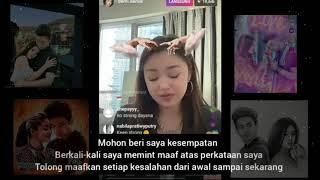 DAYANA MENANGIS SAAT LIVE DI IG NYA....