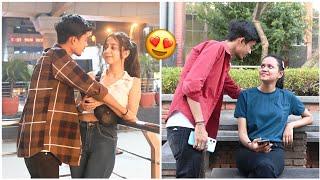 ROMANTIC WAY TO GETTING CLOSE  TO CUTE GIRLS WITH TWIST PART 2 PRANK IN INDIA  HARSH SRIVASTAVA