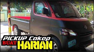 sticker full GRANMAX Pickup MODIFIKASI HITAM & MERAH DOFF