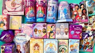 ASMR Disney Princess Toys Collection l Disney Doorables Frozen Snow Color Reveal dolls