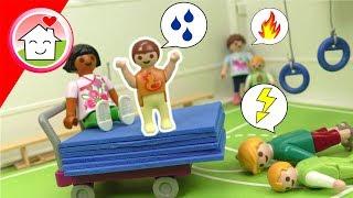 Playmobil Film Familie Hauser - Turnen mit Anna -  PLAYMOBIL Kindergarten und Turnhalle