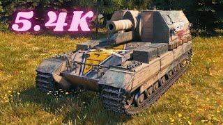 Conqueror Gun Carriage  5.4K Damage Arty World of Tanks Replays