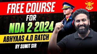 Finally NDA Coaching Online Fee  NDA 2024 Exam Online Coaching 2024- Abhyaas 4.0- Learn With Sumit