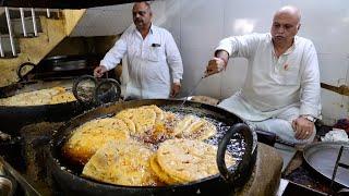 Indian Street Food - The BIGGEST FRIED BISCUIT in the World Rajasthan India