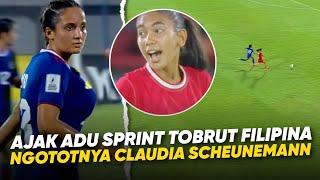 Sprint Sampai Dapat Bola  Kegilaan Fisik Claudia Scheunemann Gendong Timnas Putri U17 Piala Asia
