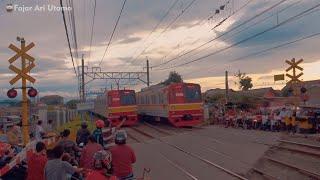 Perlintasan Kereta Api Krl Citayam  Railway Crossing Citayam