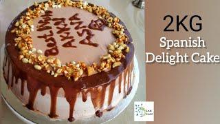 Spanish delight Cake without OvenDine and decor.