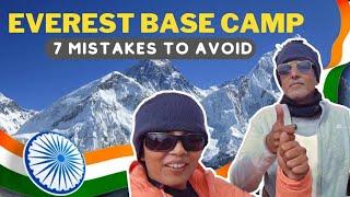 Everest Base Camp Trek - தவிர்க்க வேண்டிய 7 தவறுகள்  7 Mistakes to Avoid in Tamil  தமிழில்