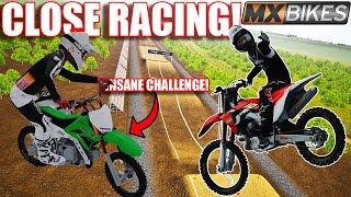 STRAIGHT RHYTHM RACING BUT WE ADDED THE HARDEST CHALLENGE... MX BIKES