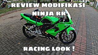 REVIEW MODIFIKASI NINJA RR RACING LOOK  #NINJARRVLOG #NINJA150RR