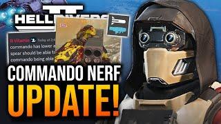 Helldivers 2 - Devs Update Us on HUGE Nerf NEW Armor & Major Order