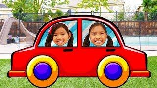 Kids Go Shopping Song  Wendy & Emma Pretend Play Nursery Rhymes & Kids Songs