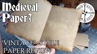 Is This Medieval Paper? Full Test & Review Nomad Craft Co. Handmade Antique-Style Recycled Paper