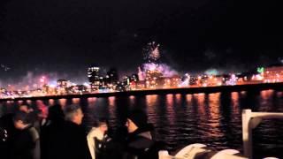 Fireworks at Reykjavik Iceland New Years Eve 2013 2014