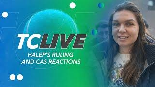 Haleps Ruling and CAS Reactions  Tennis Channel Live