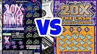 BATTLE OF THE 20X LOTTERY SCRATCH OFF TICKETS #lottery #scratchoffs #scratchers