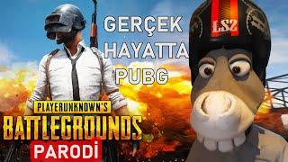 Gerçek Hayatta PUBG  EVDE PUBG HALLERİ Parodi