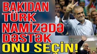 Türk namizəd Pezeşkiyana Bakıdan dəstək-Onu seçin - Gündəm Masada - Media Turk TV