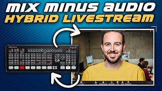 Mix Minus Explained - ATEM Mini Extreme Setup for Remote Guests & Hybrid Livestreams