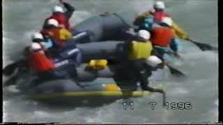 1996 VHS Rafting on the river Inn near Ried Austria