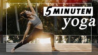 Yoga Flow für Energie & Power  Wach und fit in 5 Minuten  Dein Yogasnack für zwischendurch