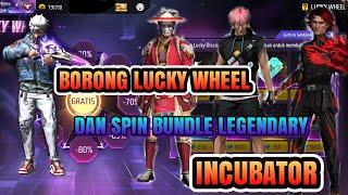 BORONG LUCKY WHELL DAN TES SPIN BUNDLE LEGENDARY PLUS INCUBATOR HABIS BERAPA DIAMON YA ?  