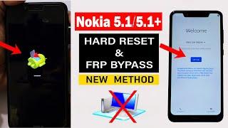 Nokia 5.15.1 Plus  Hard ResetFRP Bypass  - Without Computer NEW METHOD