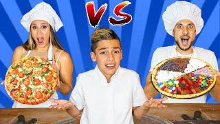 UNHEALTHY VS HEALTHY Pizza Challenge  The Royalty Family