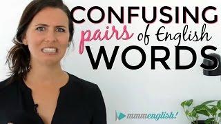 Confusing English Words  Fix Common Vocabulary Mistakes & Errors