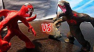 Carnage vs Riot Plasticine AnimationКарнаж vs Райот Пластилиновая анимация.#веном#веном2