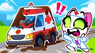 Super Repair Rescue Team ️ Stinky Big Cars and Vehicles  Best Kids Cartoons  Purr-Purr