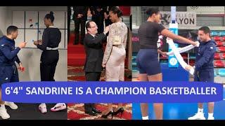 64 Tall Girl Sandrine Is A Champion Basketballer